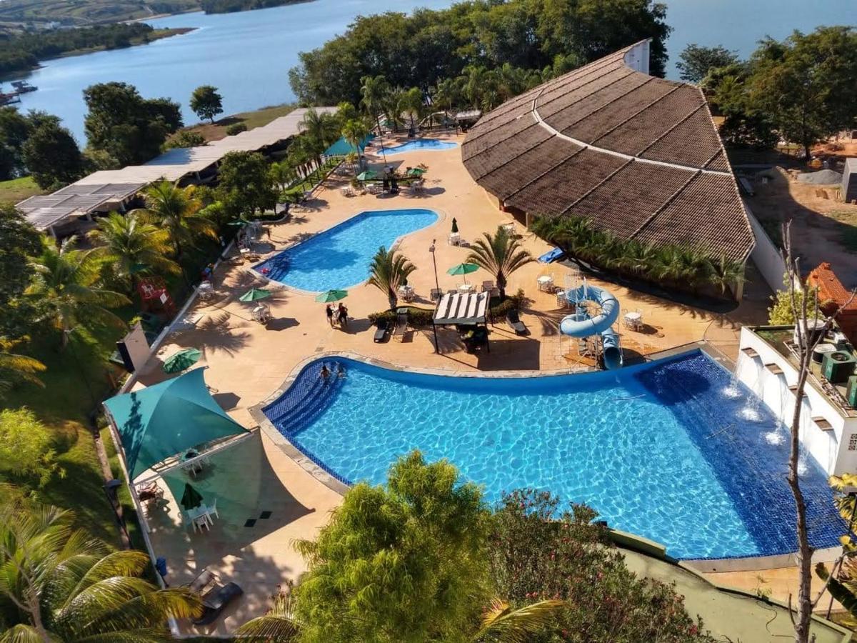 Enseada Nautico Apart Flat I Vista Para O Lago Corumba Caldas Novas Buitenkant foto