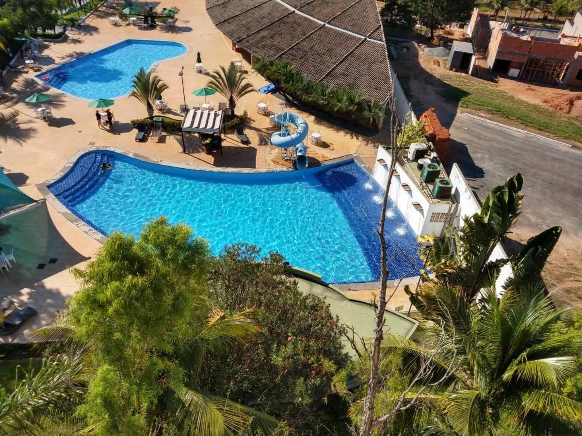 Enseada Nautico Apart Flat I Vista Para O Lago Corumba Caldas Novas Buitenkant foto